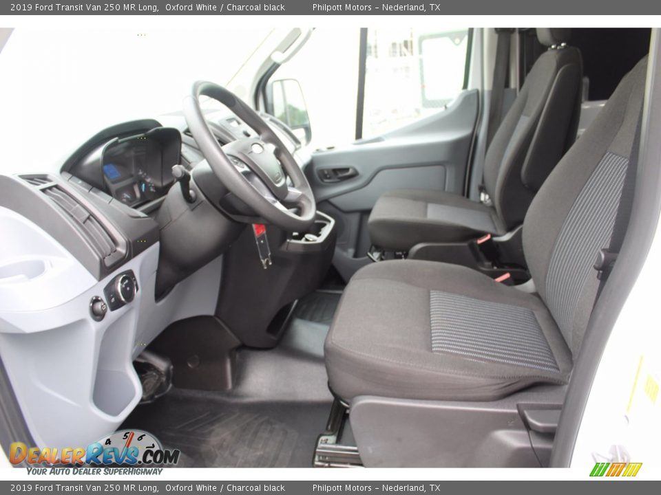 2019 Ford Transit Van 250 MR Long Oxford White / Charcoal black Photo #15