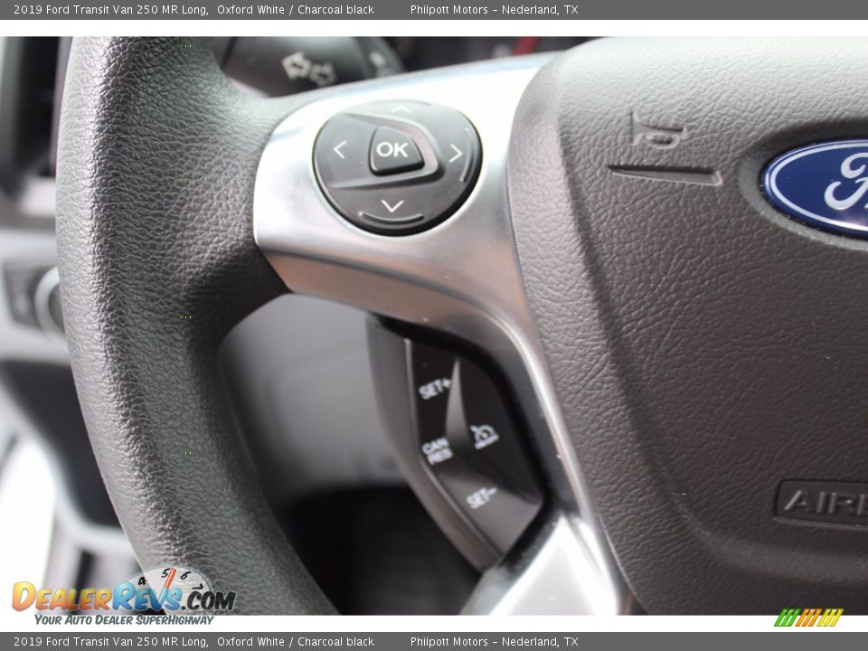 2019 Ford Transit Van 250 MR Long Oxford White / Charcoal black Photo #16