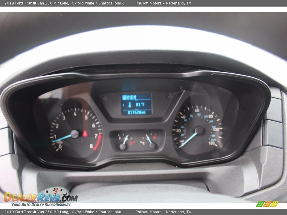 2019 Ford Transit Van 250 MR Long Oxford White / Charcoal black Photo #17