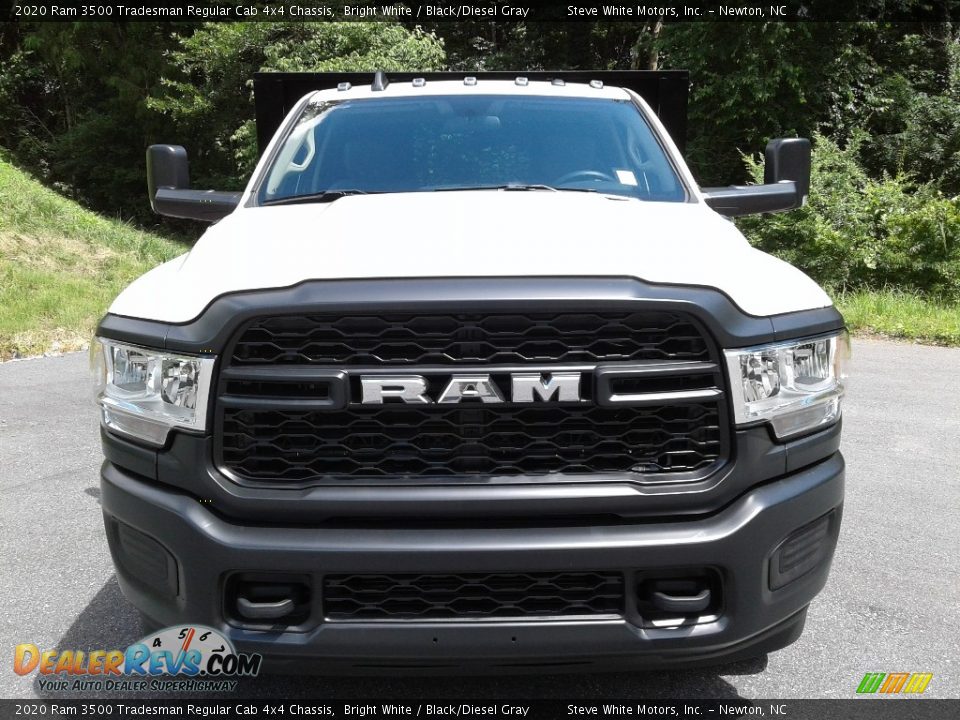 2020 Ram 3500 Tradesman Regular Cab 4x4 Chassis Bright White / Black/Diesel Gray Photo #3