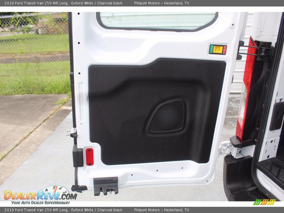 2019 Ford Transit Van 250 MR Long Oxford White / Charcoal black Photo #23