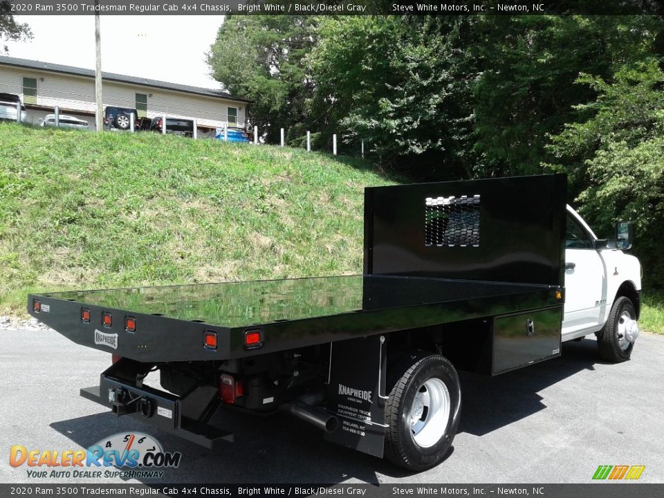 2020 Ram 3500 Tradesman Regular Cab 4x4 Chassis Bright White / Black/Diesel Gray Photo #6