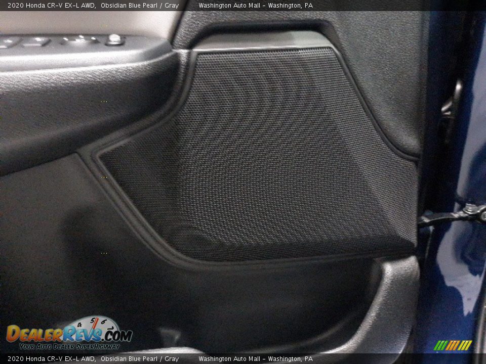 2020 Honda CR-V EX-L AWD Obsidian Blue Pearl / Gray Photo #10