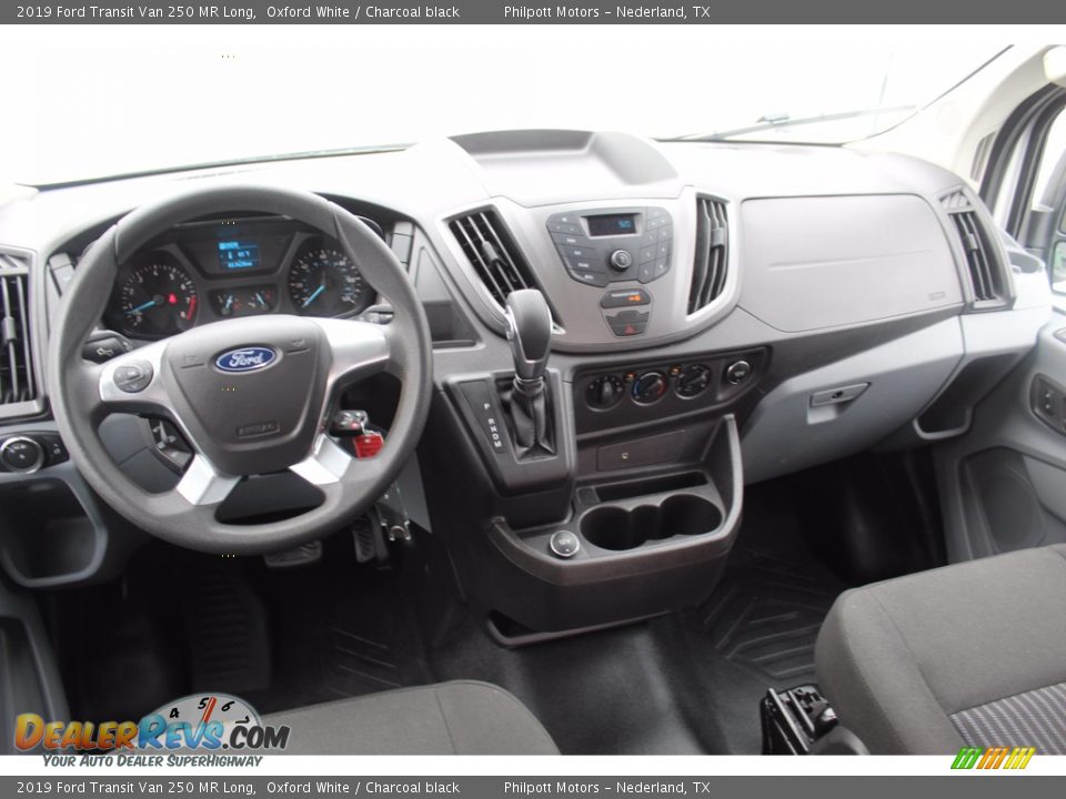 2019 Ford Transit Van 250 MR Long Oxford White / Charcoal black Photo #25