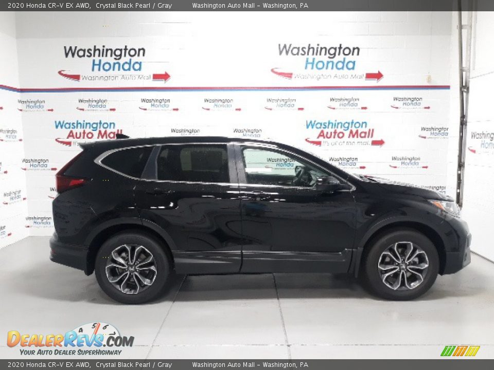 2020 Honda CR-V EX AWD Crystal Black Pearl / Gray Photo #1