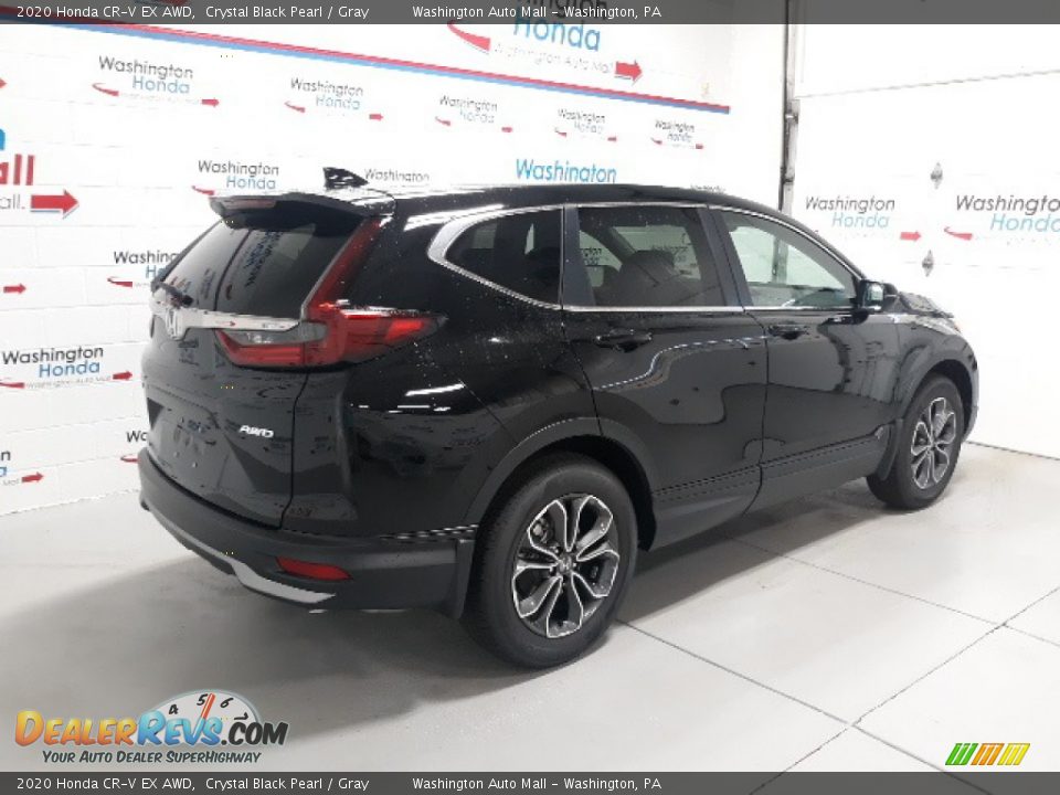 2020 Honda CR-V EX AWD Crystal Black Pearl / Gray Photo #3