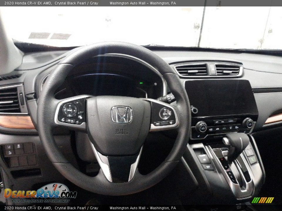 2020 Honda CR-V EX AWD Crystal Black Pearl / Gray Photo #4