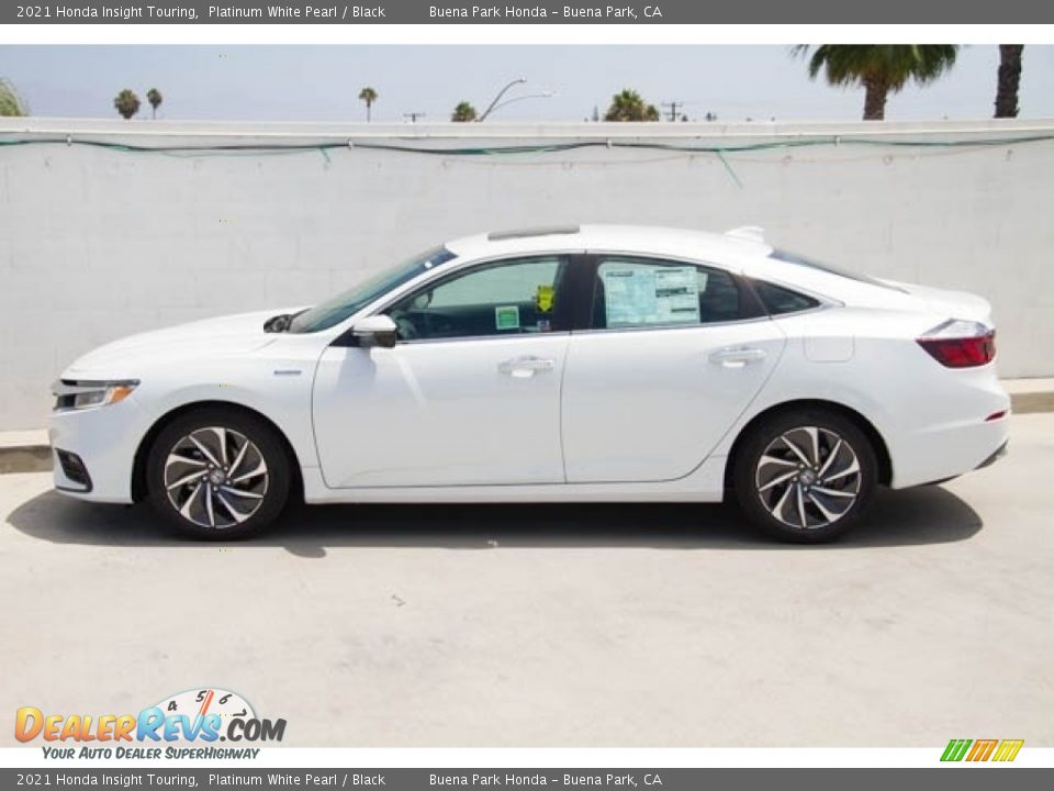 Platinum White Pearl 2021 Honda Insight Touring Photo #4