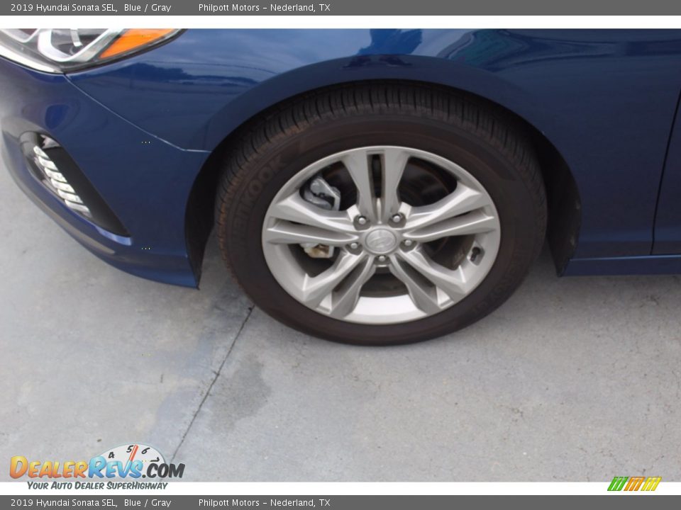 2019 Hyundai Sonata SEL Blue / Gray Photo #5