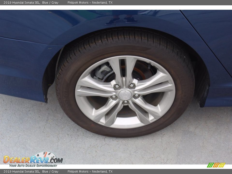 2019 Hyundai Sonata SEL Blue / Gray Photo #11