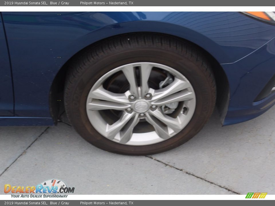 2019 Hyundai Sonata SEL Blue / Gray Photo #12