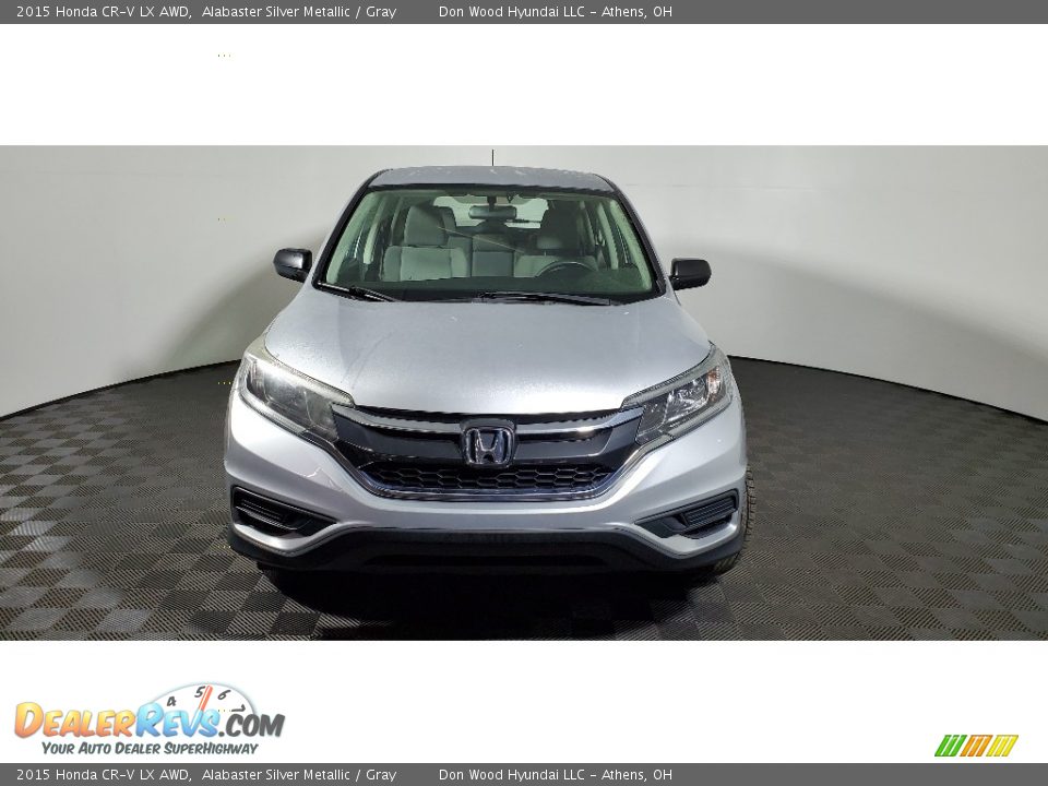 2015 Honda CR-V LX AWD Alabaster Silver Metallic / Gray Photo #4