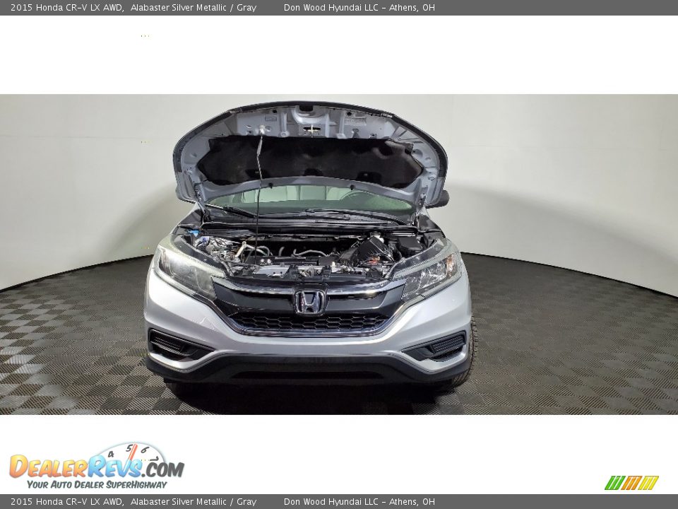 2015 Honda CR-V LX AWD Alabaster Silver Metallic / Gray Photo #5