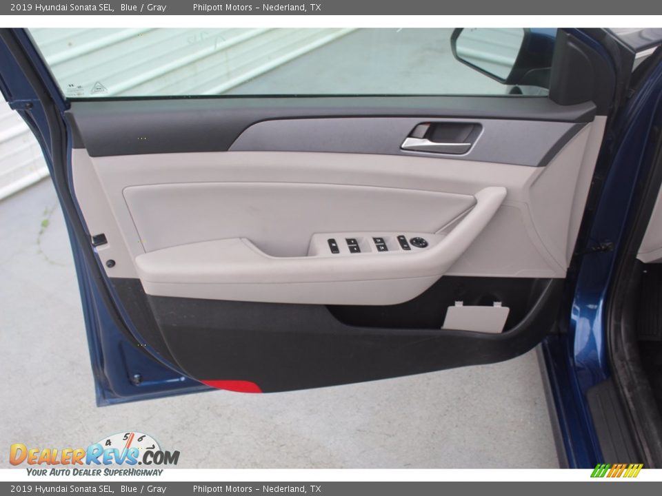 2019 Hyundai Sonata SEL Blue / Gray Photo #13