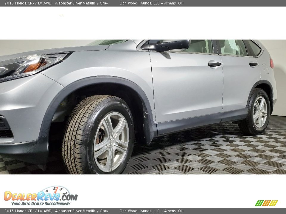 2015 Honda CR-V LX AWD Alabaster Silver Metallic / Gray Photo #8