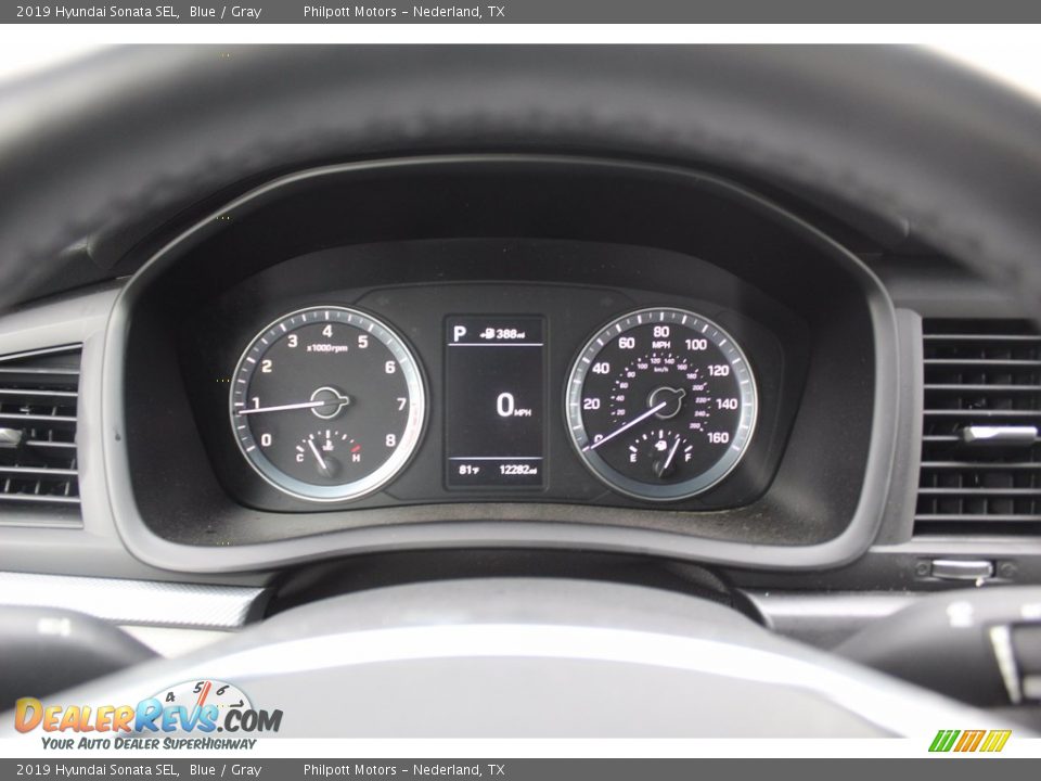 2019 Hyundai Sonata SEL Blue / Gray Photo #17