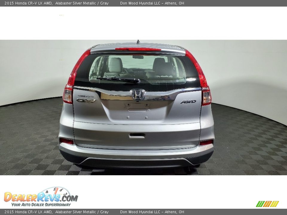 2015 Honda CR-V LX AWD Alabaster Silver Metallic / Gray Photo #11