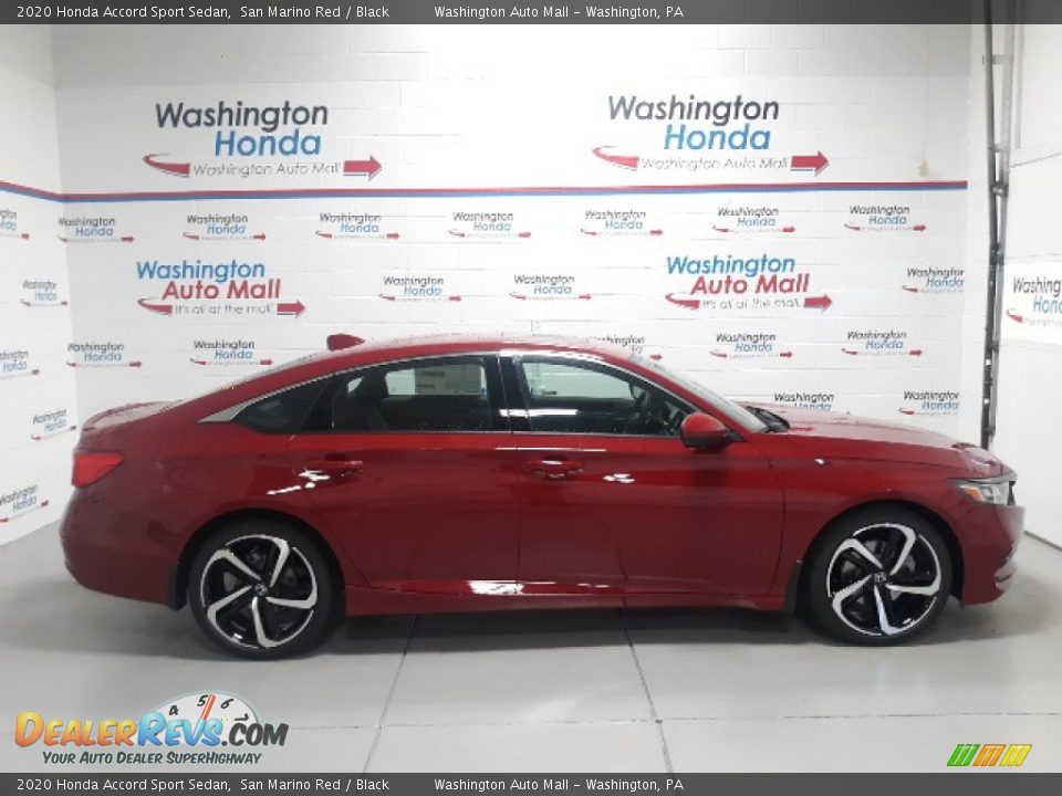2020 Honda Accord Sport Sedan San Marino Red / Black Photo #1