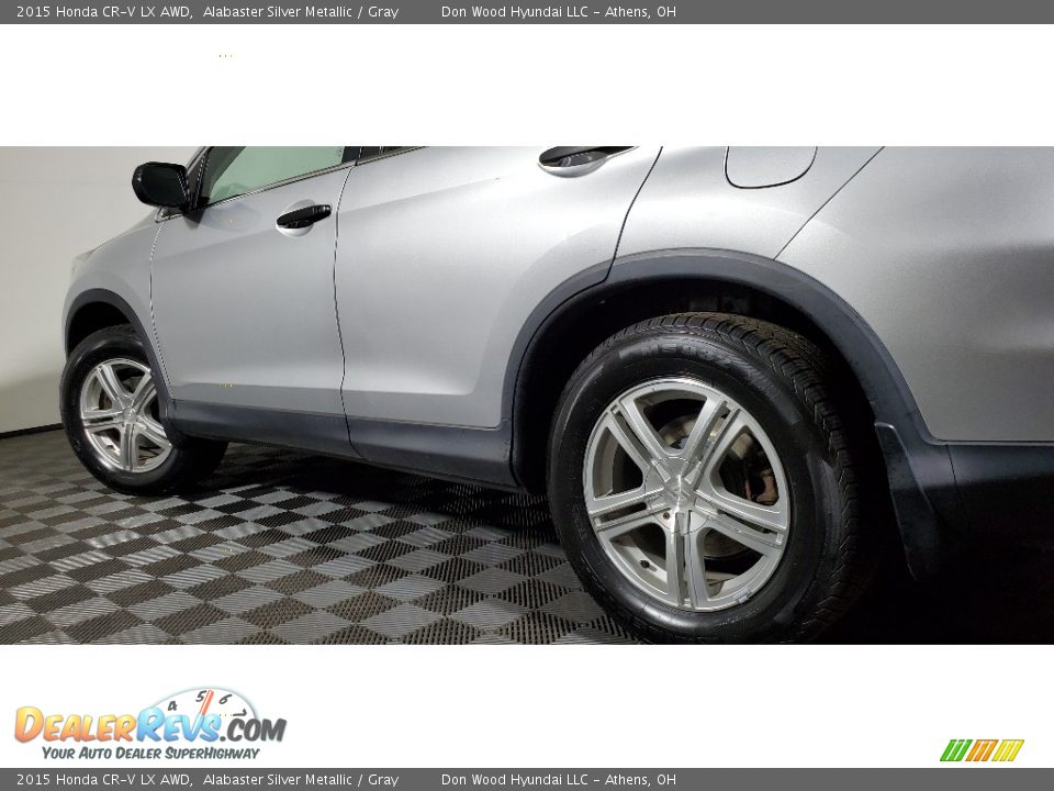 2015 Honda CR-V LX AWD Alabaster Silver Metallic / Gray Photo #12