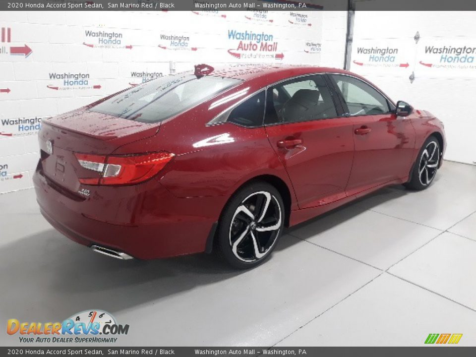 2020 Honda Accord Sport Sedan San Marino Red / Black Photo #3
