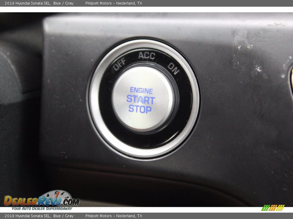 2019 Hyundai Sonata SEL Blue / Gray Photo #21