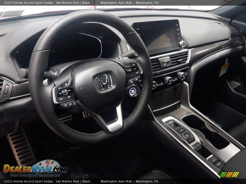 2020 Honda Accord Sport Sedan San Marino Red / Black Photo #4