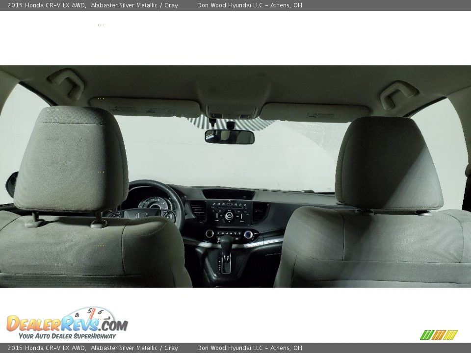 2015 Honda CR-V LX AWD Alabaster Silver Metallic / Gray Photo #14