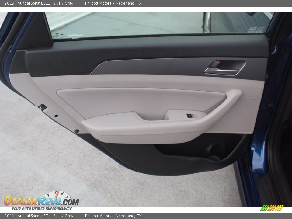 2019 Hyundai Sonata SEL Blue / Gray Photo #23
