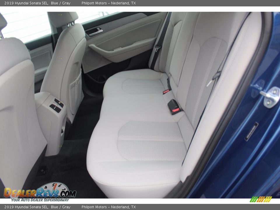 2019 Hyundai Sonata SEL Blue / Gray Photo #24