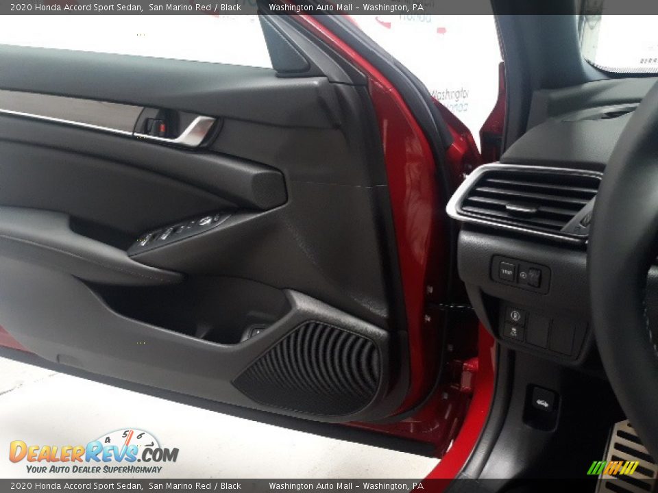 2020 Honda Accord Sport Sedan San Marino Red / Black Photo #8