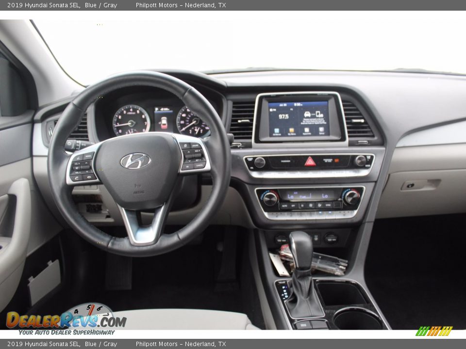 2019 Hyundai Sonata SEL Blue / Gray Photo #25