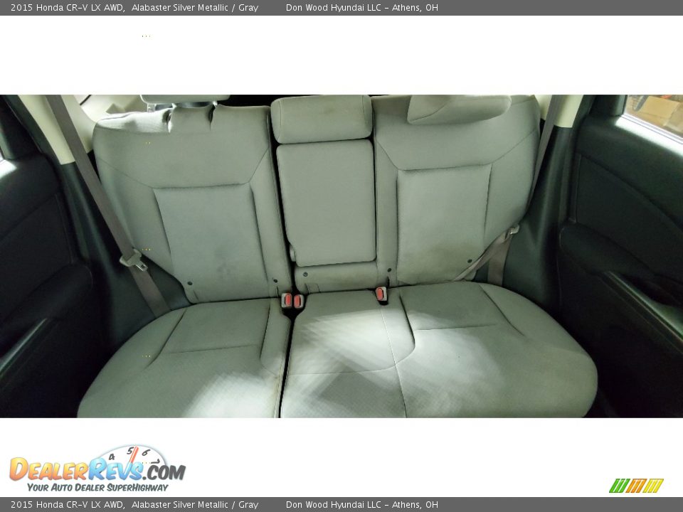 2015 Honda CR-V LX AWD Alabaster Silver Metallic / Gray Photo #18