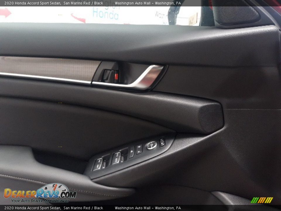 2020 Honda Accord Sport Sedan San Marino Red / Black Photo #9