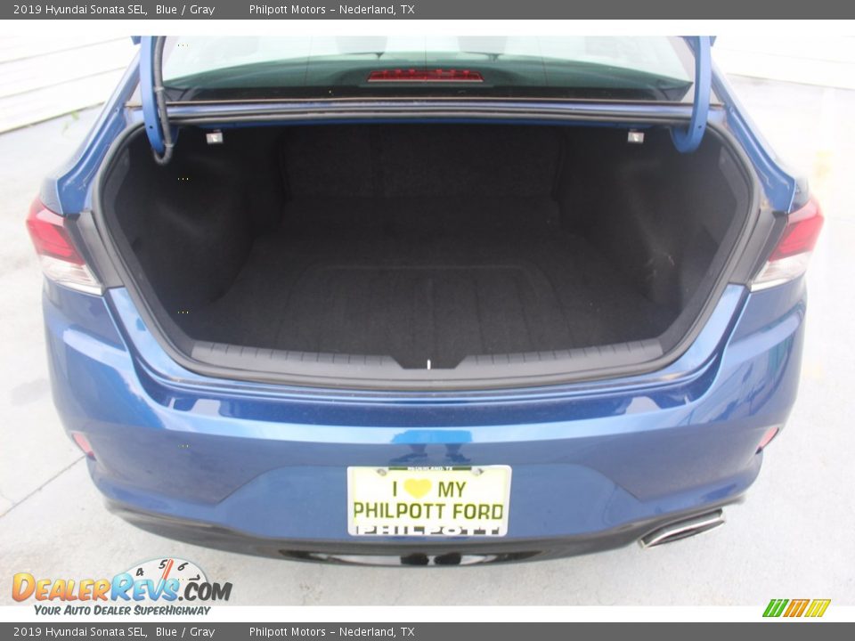 2019 Hyundai Sonata SEL Blue / Gray Photo #27