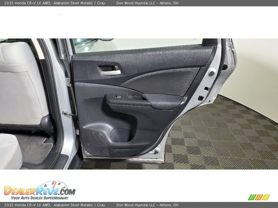 2015 Honda CR-V LX AWD Alabaster Silver Metallic / Gray Photo #21