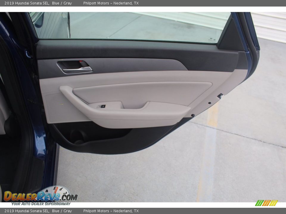 2019 Hyundai Sonata SEL Blue / Gray Photo #28