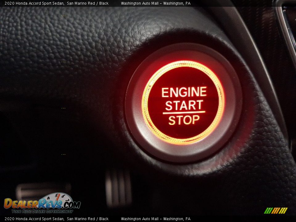 2020 Honda Accord Sport Sedan San Marino Red / Black Photo #12