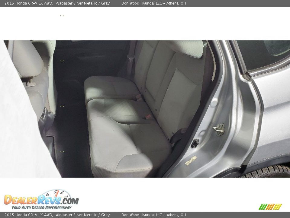 2015 Honda CR-V LX AWD Alabaster Silver Metallic / Gray Photo #22