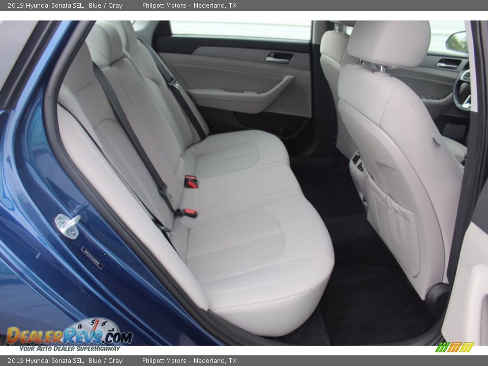 2019 Hyundai Sonata SEL Blue / Gray Photo #29