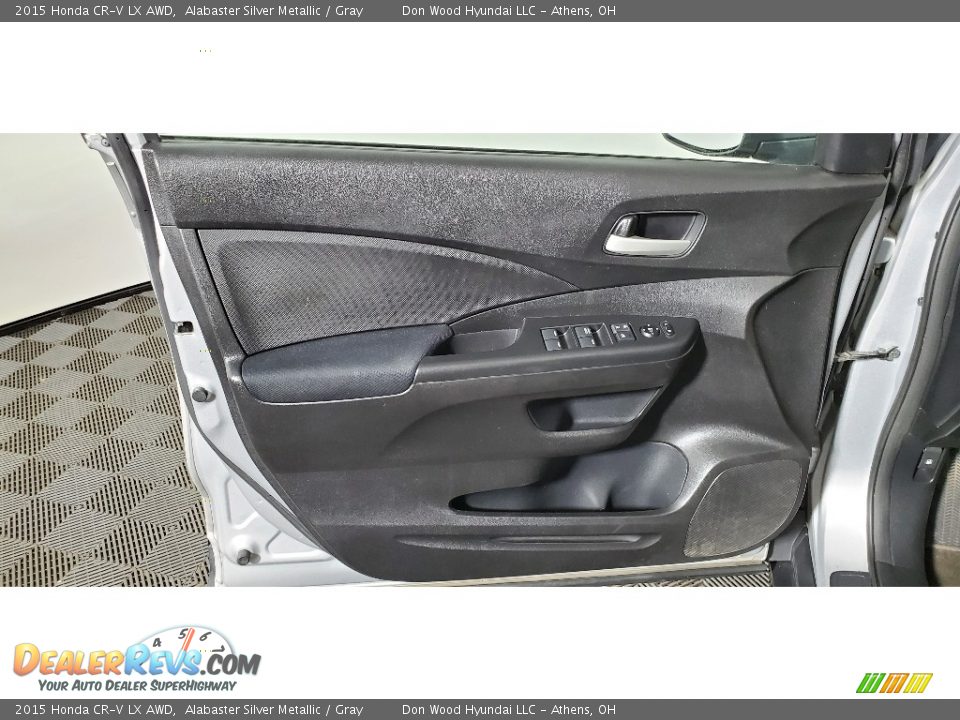 2015 Honda CR-V LX AWD Alabaster Silver Metallic / Gray Photo #23