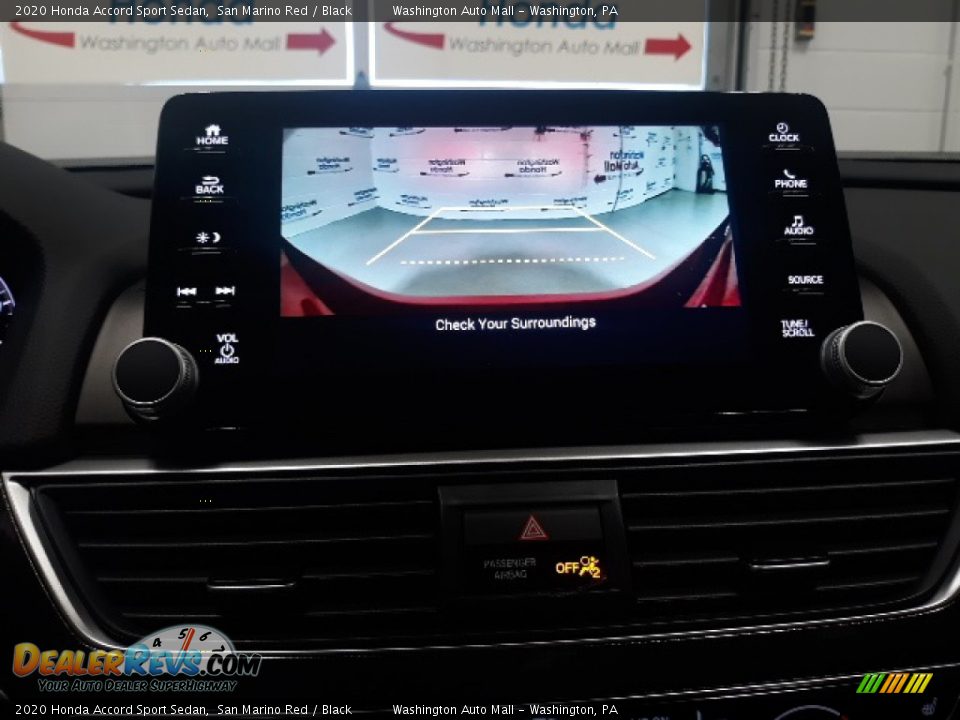 2020 Honda Accord Sport Sedan San Marino Red / Black Photo #14
