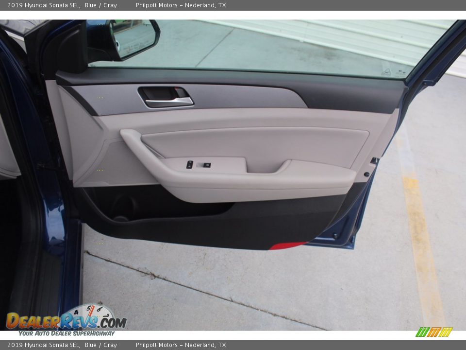 2019 Hyundai Sonata SEL Blue / Gray Photo #30