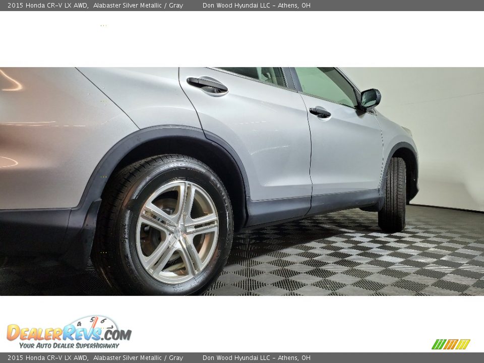 2015 Honda CR-V LX AWD Alabaster Silver Metallic / Gray Photo #24