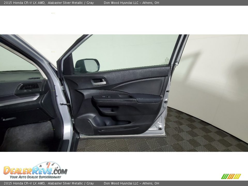 2015 Honda CR-V LX AWD Alabaster Silver Metallic / Gray Photo #26