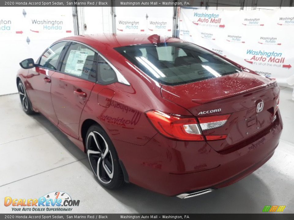 2020 Honda Accord Sport Sedan San Marino Red / Black Photo #28