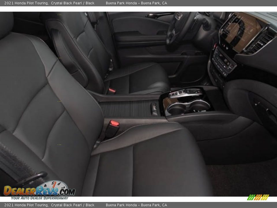 Black Interior - 2021 Honda Pilot Touring Photo #32