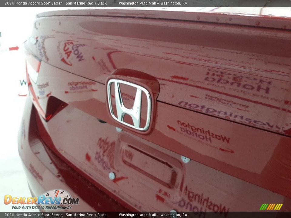 2020 Honda Accord Sport Sedan San Marino Red / Black Photo #30