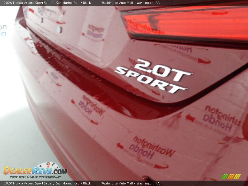 2020 Honda Accord Sport Sedan San Marino Red / Black Photo #31