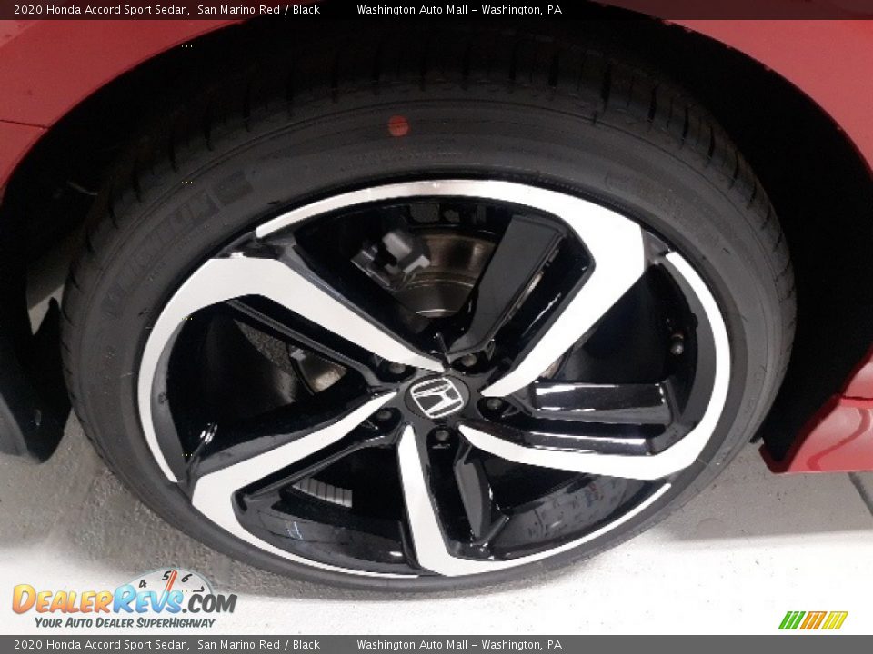 2020 Honda Accord Sport Sedan San Marino Red / Black Photo #32