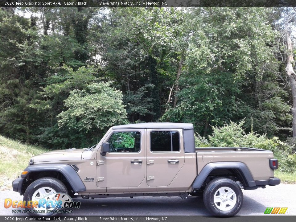 2020 Jeep Gladiator Sport 4x4 Gator / Black Photo #1
